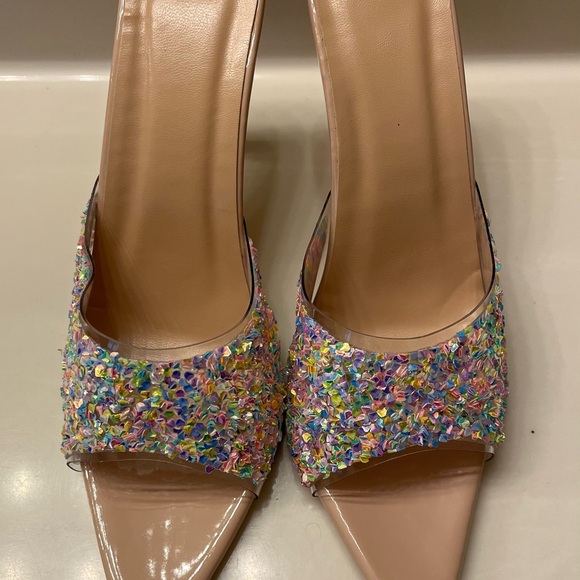 Multicolored sequins heels - Picture 3 of 4